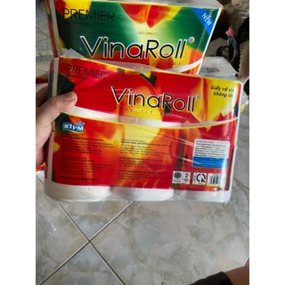 Lốc 6 cuộn giấy vệ sinh vinaroll không lõi
