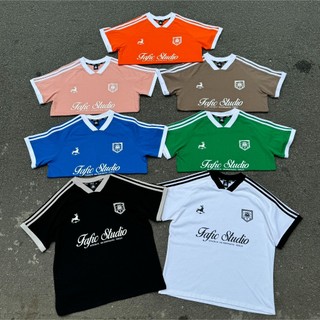  Áo Thun Fafic Jersey Tee Cotton 100% hình in Cao su phối 3 sọc thoáng mát nam nữ kunshop unisex 