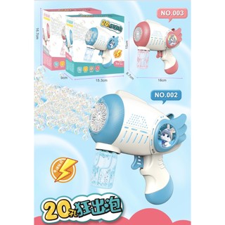 Đồ chơi súng bắn bong bóng xà phòng Cánh Tiên  chạy pin  cho bé thỏa sức vui chơi