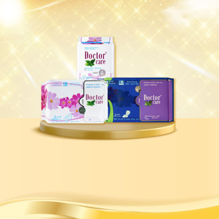 Combo băng vệ sinh Doctor Care toàn diện gồm 2 ban ngày,1 ban đêm,1 hàng ngày tự tin ngày dâu Decano Store