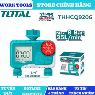 Bộ hẹn giờ tưới phun kỹ thuật số 3/4 inch total thhcq9206