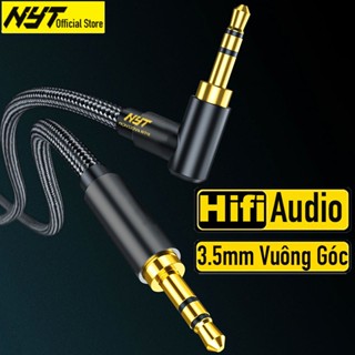 Cáp Audio 3.5mm Đầu Vuông Góc Cao Cấp NYT N18 Bảo Hành 12T Đổi Mới