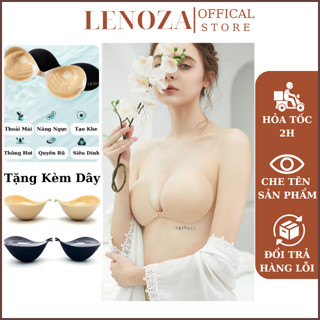 Áo Dán Ngực Cài Trước LENOZA Siêu Nâng Độn Ngực Tạo Khe Quyến Rũ – Miếng Dán Ngực Silicon Dính Siêu Chắc Kèm Dây D01