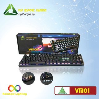 Bàn Phím Cơ VSP ESport Gaming VM01 (Đen)