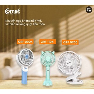 Quạt sạc cầm tay Comet CRF0904