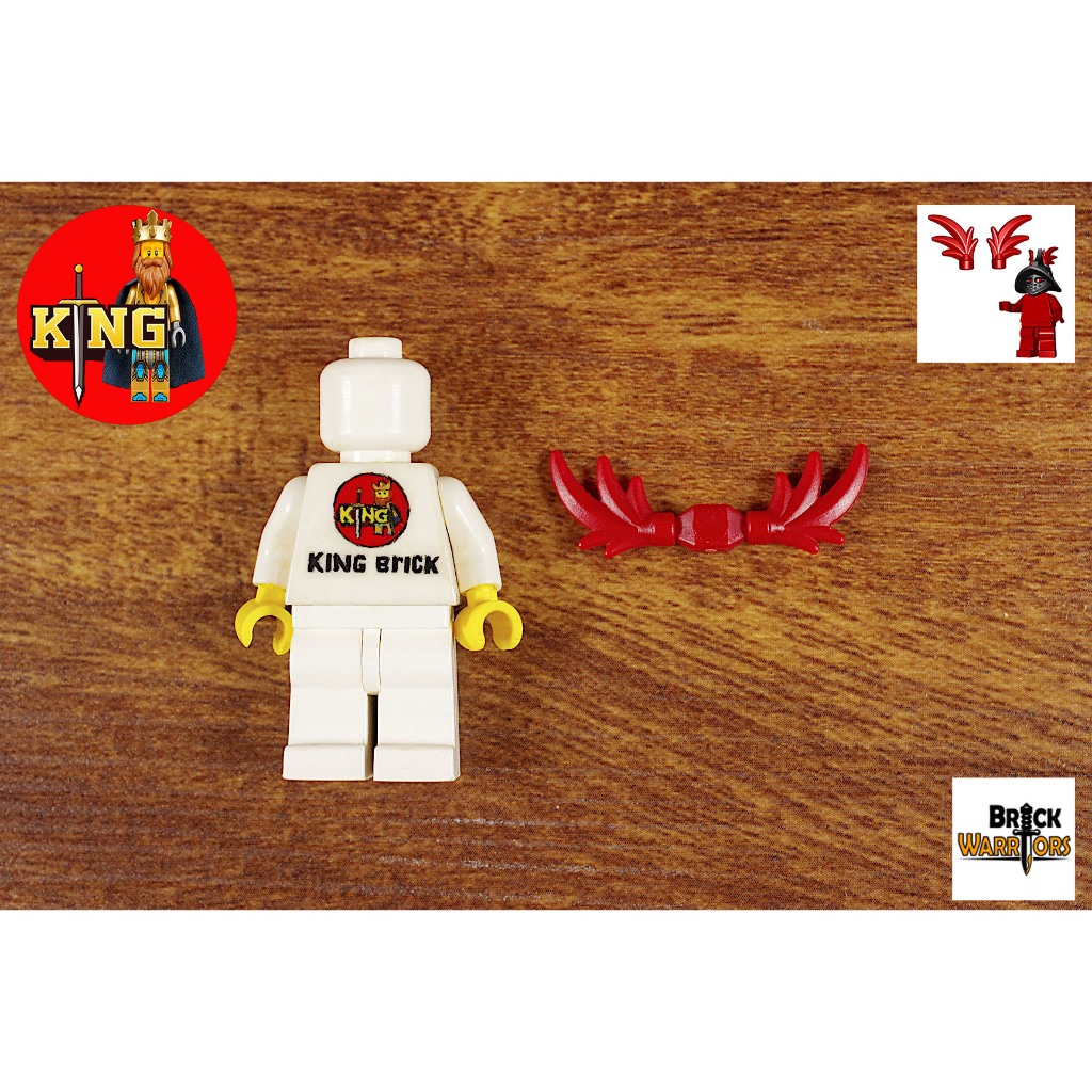 BRICKWARRIORS Thraex Plumes (Pair) (Dark Red) Phụ kiện