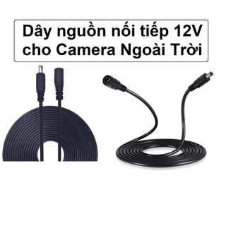 Dây nguồn nối tiếp, Dây nối nguồn 12V cho Camera Ezviz IMOU Ngoài Trời, chân cắm tròn 5.5x2.1mm