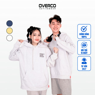  Áo Khoác Hoodie Có Mũ Happy Nam Nữ Chất Vải Nỉ Bông Form Rộng Thương Hiệu OVERCO - HD03 