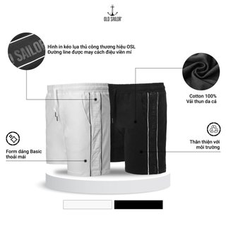 Quần short track premium old sailor - 88589 - big size upto 5xl