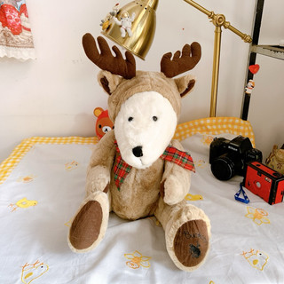 gấu bông teddy cosplay tuần lộc reindeer giáng sinh