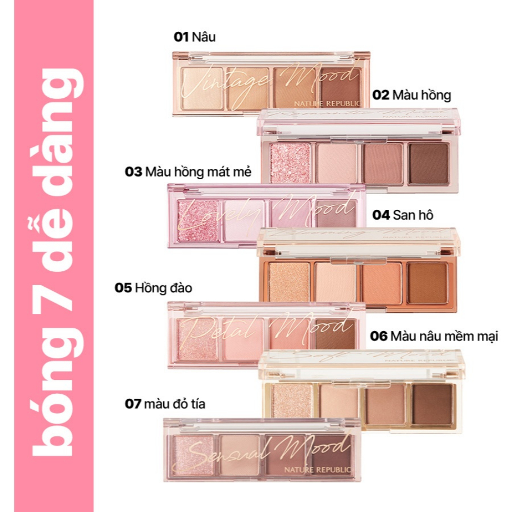 Nature Republic Bảng phấn mắt Daily Basic Palette 2.6g