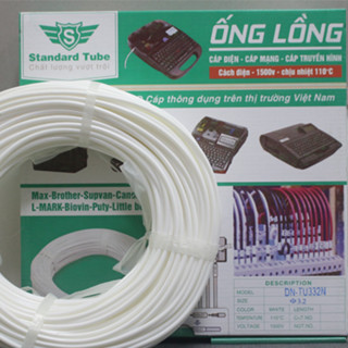 Ống lồng đầu cốt DN-TU332N (3.2mm, 100m/1 cuộn) dùng cho dây cáp 1.5mm2