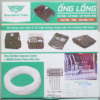 Ống lồng đầu cốt DN-TU336N (3.6mm, 100m/1 cuộn) dùng cho dây cáp 2.5mm2,  Phú Hoàng company
