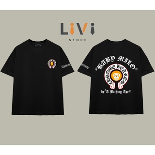 Áo thun chrome heats basic CH41 form rộng nam nữ phong cách street style siêu chất – LiVi Store