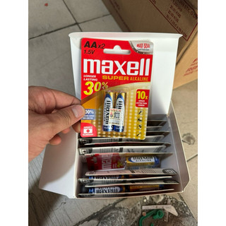 Vỷ 2 viên pin AA/AAA Maxell super Alkaline