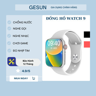Đồng hồ thông minh WATCH 9 PRO 5in1 Nghe gọi , Nghe Nhạc, Chơi Game, Nhịp Tim ,Báo Thức, Chống Nước