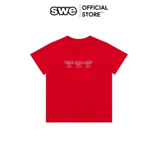 Áo Thun Baby Tee Local Brand SWE CRYSTAL BABY TEE - Đỏ