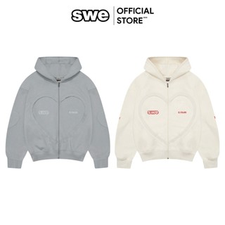 Áo Hoodie Zip Có Nón Unisex SWE ILY ZIP HOODIE - Kem
