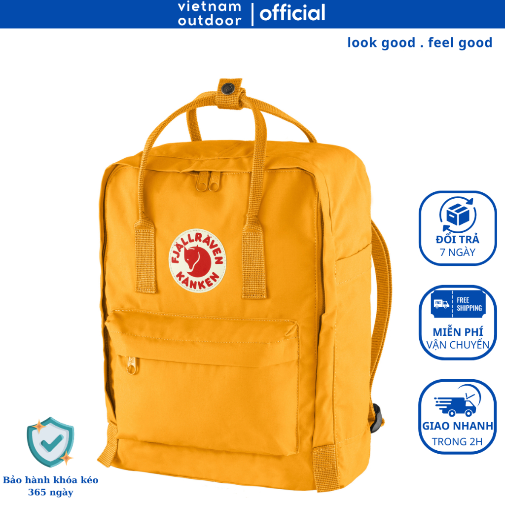 Balo Laptop FJALLRAVEN KANKEN CLASSIC Size Trung có Ngăn Đựng Laptop- ĐI DU LỊCH VIETNAMOUTDOOR