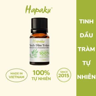 Tinh Dầu Tràm Tự Nhiên Nguyên Chất Hapaku Giữ Ấm, Phòng Ho, Cảm Lạnh, Chống Muỗi, Côn Trùng 10ml