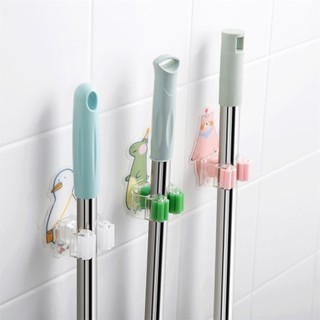 🏵️🏵️Móc Treo Cây Lau Nhà Gắn Tường họa tiết đáng yêu tiện dụng cho nhà ở Bằng Nhựa Họa Tiết Hoạt Hình