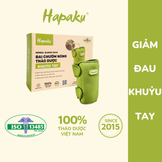 Đai Chườm Nóng Thảo Dược Giảm Đau Khuỷu Tay, Bắp Tay, Giảm Căng Cứng Cơ - Hapaku