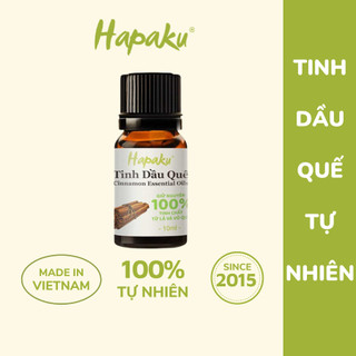 Tinh Dầu Quế Tự Nhiên Hapaku Phòng Ho, Cảm Lạnh, Giúp Thư Giãn, Giảm Căng Thẳng 10ml