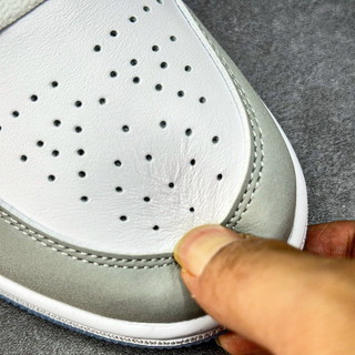 Giày Air Jordan 1 Low White Wolf Grey High Quality Fullbox