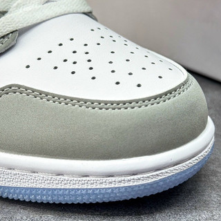Giày Air Jordan 1 Low White Wolf Grey High Quality Fullbox