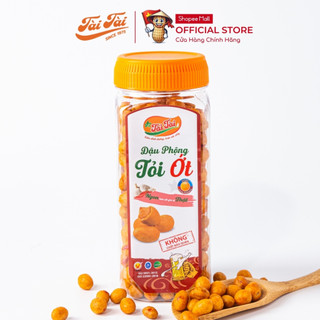 Đậu Phộng Rang Tỏi Ớt Tài Tài Hũ 250g - Snack Ăn Vặt Đậu Phộng Tỏi Ớt - Thơm Cay Đậm Đà Giòn Tan