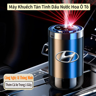 Máy Khuếch Tán Tinh Dầu Nước Hoa Ô Tô Cao Cấp Có Logo Hãng Xe - Cảm Biến Chuyển Động AI, Tạo Ẩm, Khử Mùi Diệt Vi Khuẩn