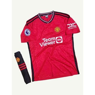 Áo bóng đá clb manchester united áo đỏ 2023.2024 - vải thun thái