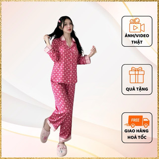 Đồ bộ nữ mặc nhà - Đồ bộ pijama Quần dài mặc thoải mái nhiều size.
