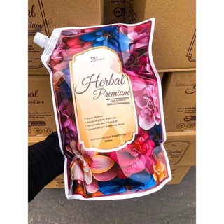 Túi 3000ml nước giặt herbal premium hương nước hoa pháp, lưu hương lâu