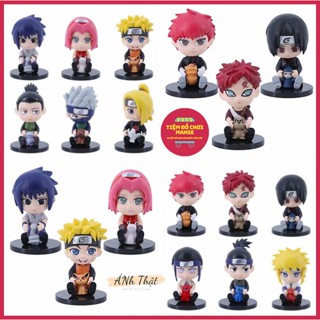  Mô Hình Đồ Chơi Chibi 12 nhân vật truyện Naruto Sasuke Kakashi Sakura Itachi Minato Deidara Gaara Shikamaru 