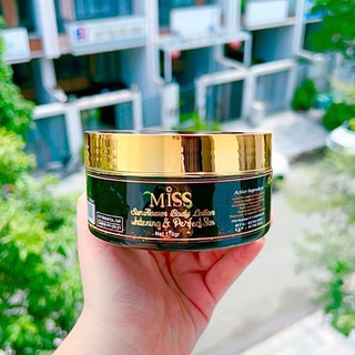 Kem body miss thái lan dưỡng trắng da, makeup chống nắng hũ 170g