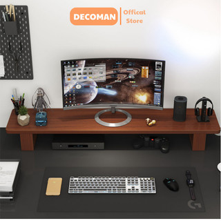 Kệ để màn hình máy tính decor góc làm việc thương hiệu DECOMAN - H48