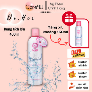 [Tặng xịt khoáng 150ml] Xịt khoáng cấp ẩm Dr HER Paris 400ML
