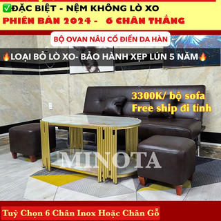 [ NHIỀU MÀU ] Bộ Sofa Giường Bed Phòng Khách Bàn Chử Nhật 2 Tầng MINOTA 3 Chức Năng Có Thể Bật Giường Cao Cấp