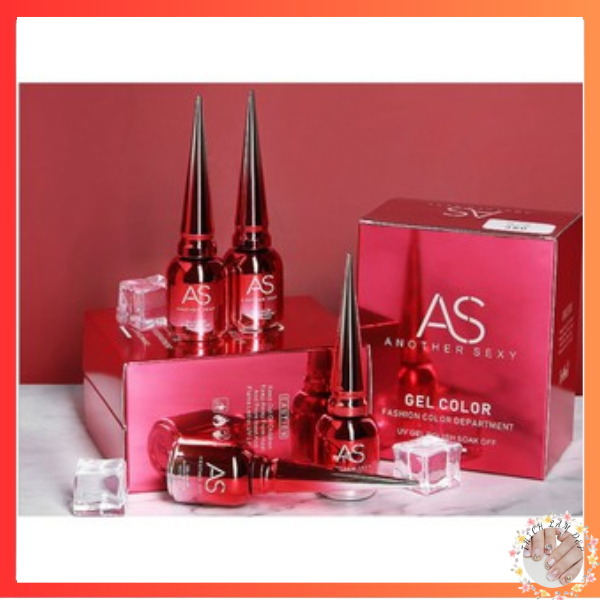 SƠN GEL AS TRẮNG và ĐEN - CHAI ĐỎ 15ml