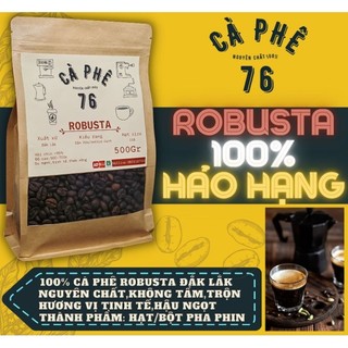 Cafe nguyên chất cà phê Robusta nguyên chất rang xay mùi vị thanh dịu tinh tế