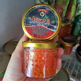 Trứng cá hồi tự nhiên 90gr , hàng air nga chuẩn xịn , date mới
