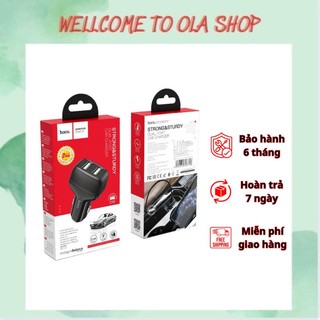 Tẩu sạc / cốc sạc nhanh ô tô 2.4a hoco z36 2 cổng usb chính hãng
