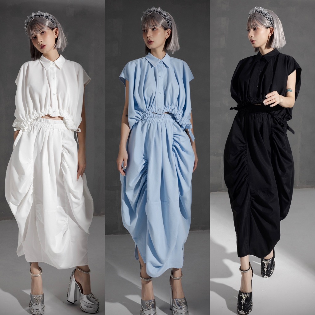 Chân váy dáng bum cá tính và sang trọng J'adore Trend Skirt
