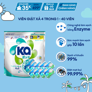 Túi Viên Giặt Xả Đa Năng 4 Trong 1 Ka pod Universal (40 Viên/ Túi)