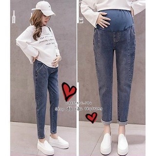 Quần jean bầu công sở hàng đẹp