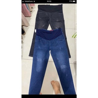 Quần jean bầu công sở hàng đẹp