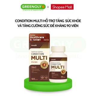 Viên Uống Hỗ Trợ Tăng Cường Sức Khỏe Giảm Mệt Mỏi Inno.N Condition Multi 90 Viên
