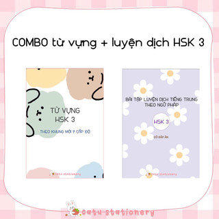 Combo sổ tay học tiếng Trung HSK 3