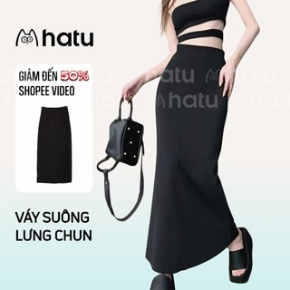 Chân Váy Bút Chì Đen Dài Ôm Sát Co Giãn Tôn Dáng Thoải Mái Tự Tin Công Sở Dạo Phố Hot Trend Douyin